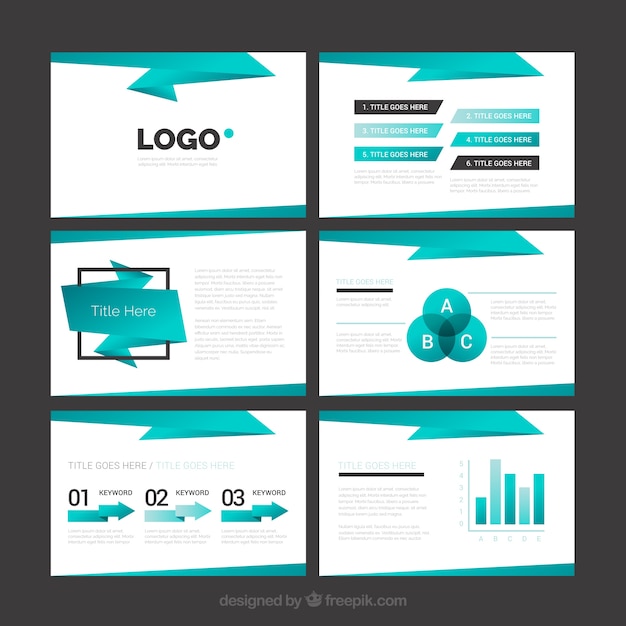 Geometric business presentation