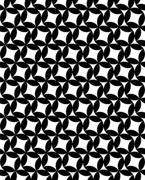 Geometric circle seamless star vector pattern. Abstract texture for textile.