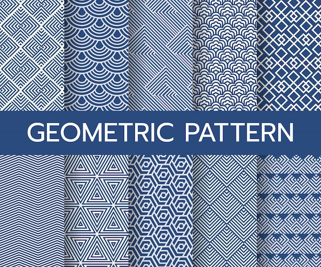 Vector geometric classic pattern