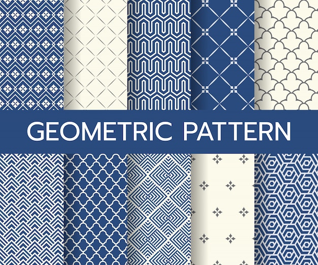 Geometric classic patterns