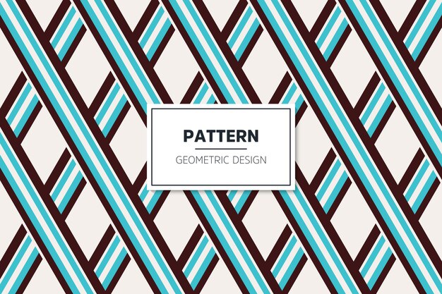 Geometric colorful seamless lineal pattern