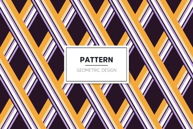 Geometric colorful seamless lineal pattern