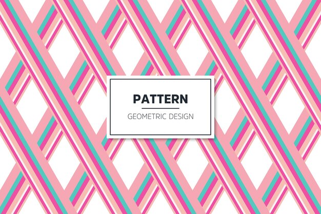 Geometric colorful seamless lineal pattern