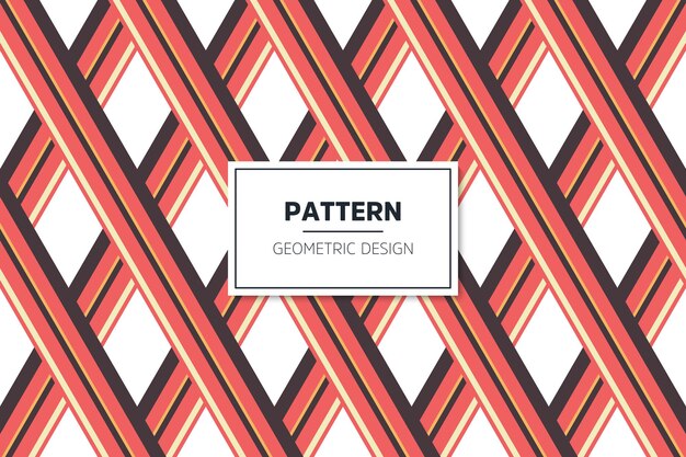 Geometric colorful seamless lineal pattern