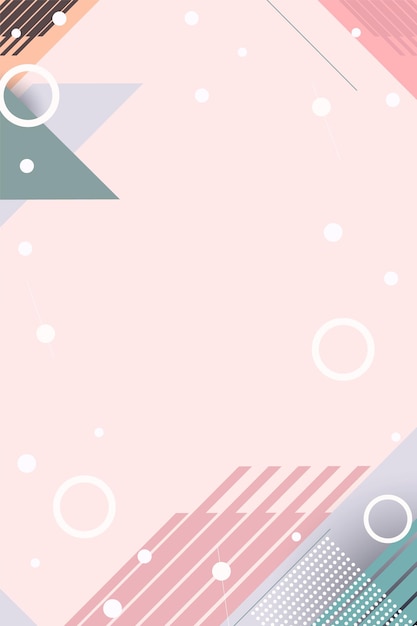 Geometric colorful vector vertical background