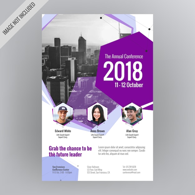 Geometric Conference Event Brochure