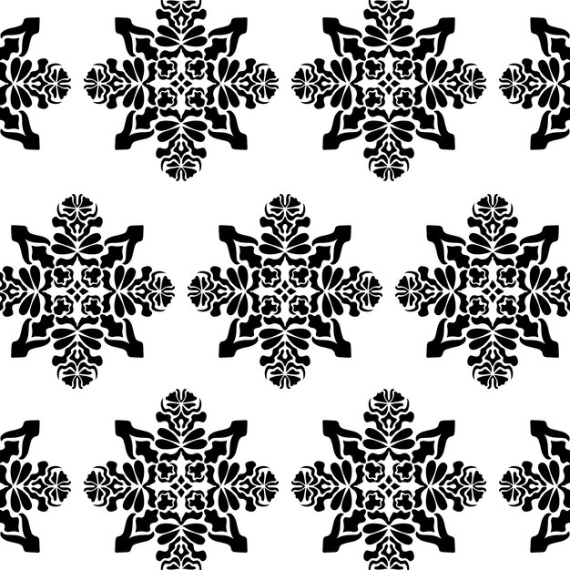 geometric cool abstract floral pattern