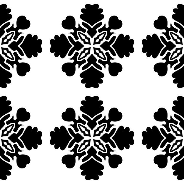 geometric cool abstract floral pattern