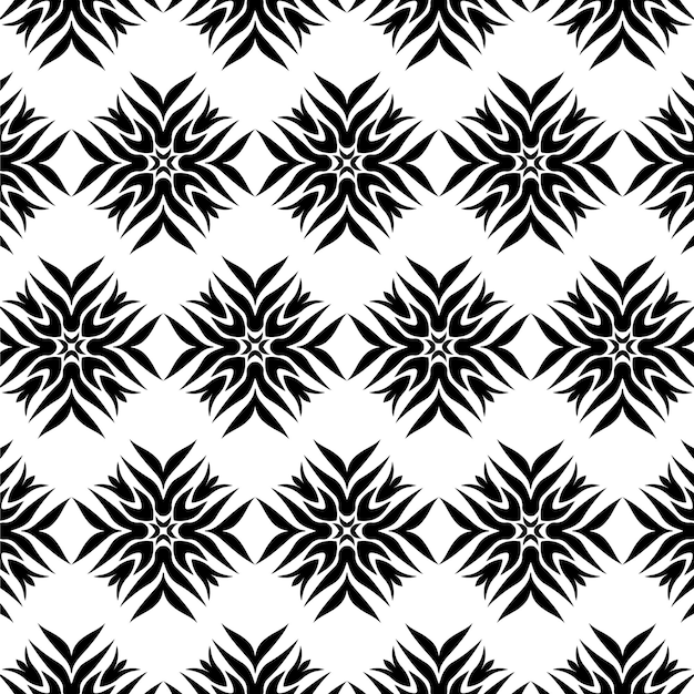 기하학적 멋진 추상 꽃 패턴