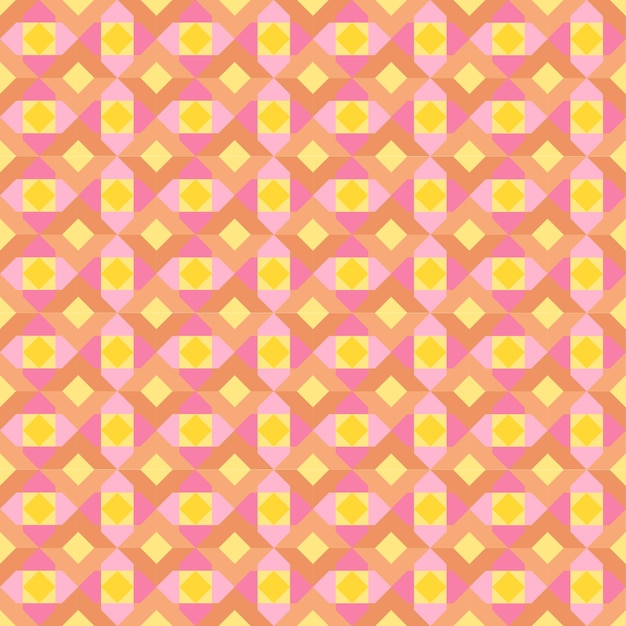 Geometric and damask seamless Pattern