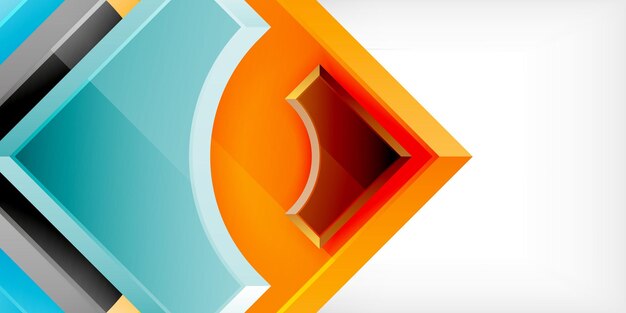 幾何学的なデザイン 抽象的な背景の円と三角形