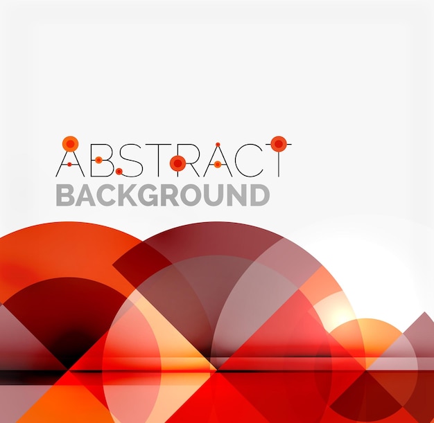 Geometric design abstract background circles