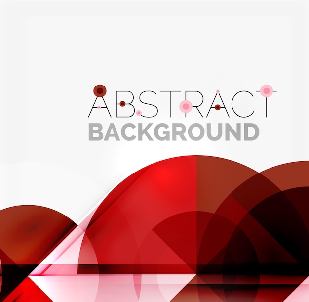 Geometric design abstract background circles