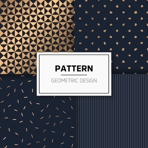 Vector geometric design pattern