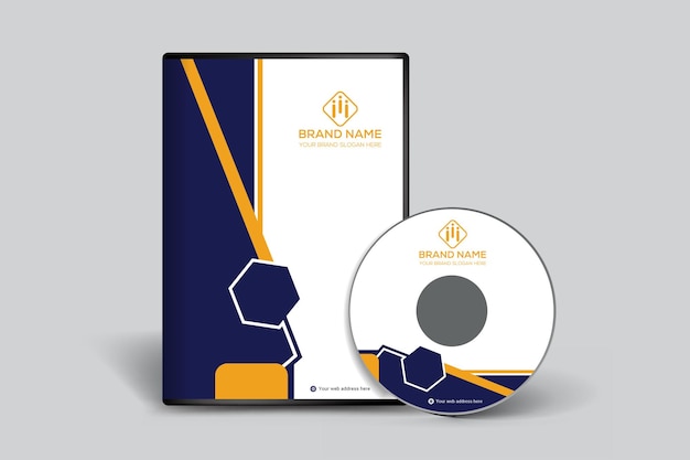 Geometric DVD cover design