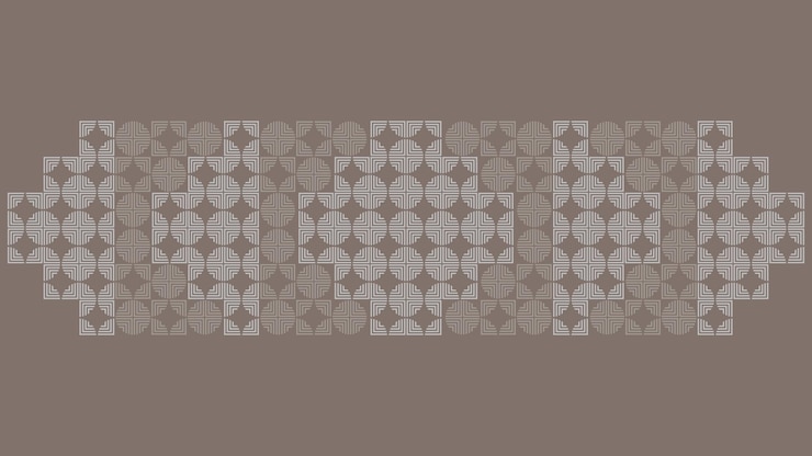 Vector geometric elegance an abstract in symmetry and pattern