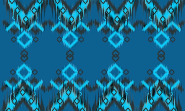 Motivo geometrico etnico orientale tradizionale design per sfondo, moquette, carta da parati, abbigliamento, avvolgimento, batik, tessuto, illustrazione vettoriale. stile ricamo.