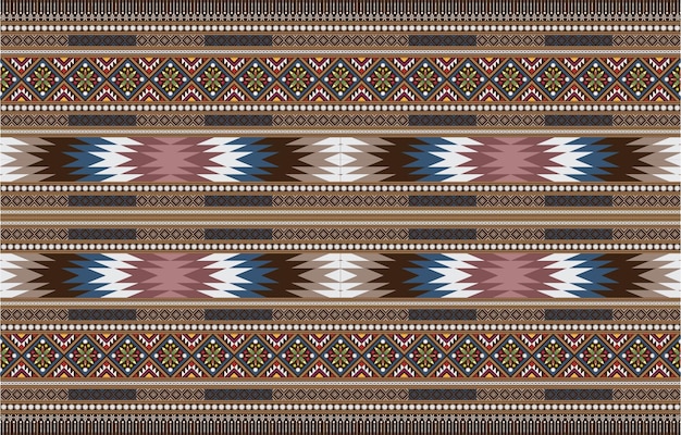 배경, 카펫, 벽지에 대 한 기하학적 민족 동양 원활한 패턴 전통적인 디자인