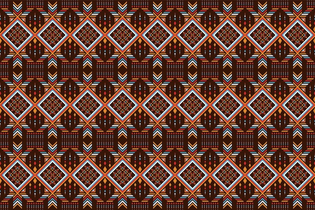 Vector geometric ethnic oriental seamless pattern traditional design for fabriccarpetclothingbackground