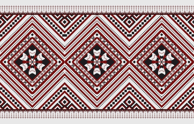 伝統的な幾何学的な民族オリエンタルシームレスパターン