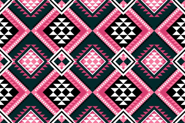 Geometric ethnic oriental seamless pattern traditional