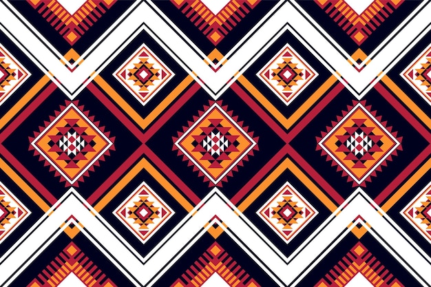 Geometric ethnic oriental seamless pattern traditional