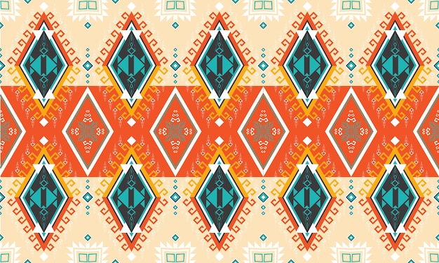 Geometric ethnic pattern.carpet,wallpaper,clothing,wrapping,batik,fabric,Vector illustration embroidery style.