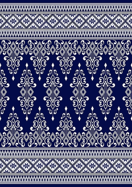 Vector geometric ethnic pattern design picture art and abstract background