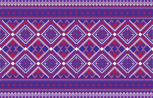 Geometric Ethnic pattern seamless design for background or wallpaper.