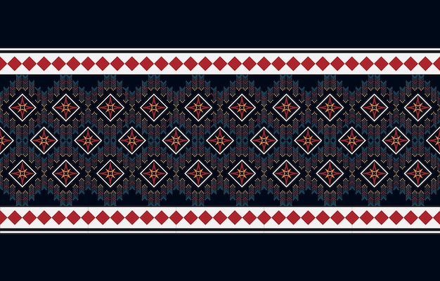 Геометрический этнический узор бесшовный этнический бесшовный узор дизайн для ткани бизнес занавес фон ковер обои упаковка одежды батик тканьвекторная иллюстрация
