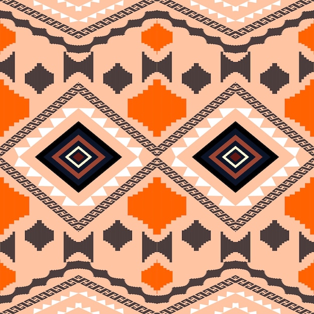 Geometric ethnic pattern traditional design for background