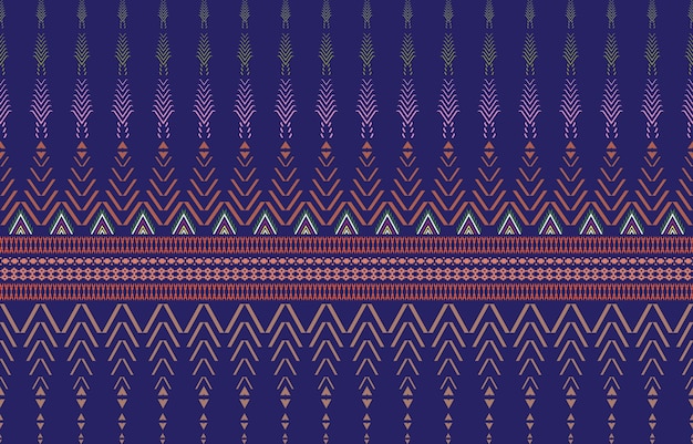 Geometric ethnic pattern Traditional oriental Indian ikat design for background print border