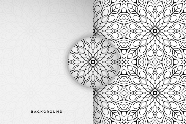 geometric floral background