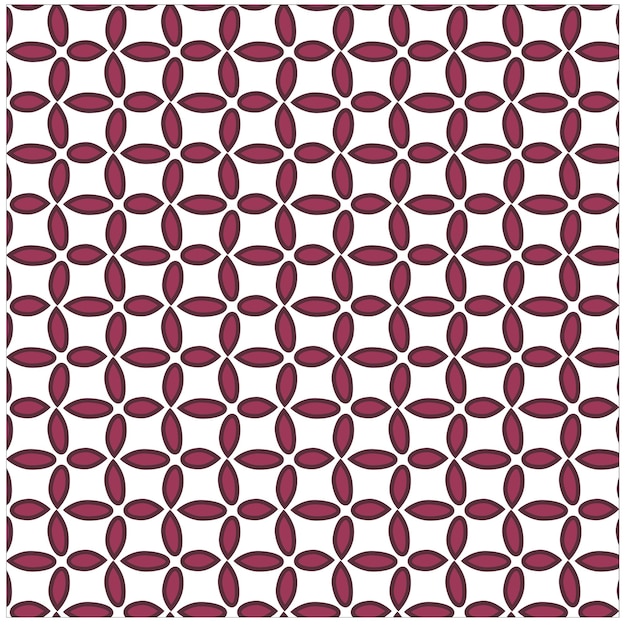 Geometric Floral Pattern