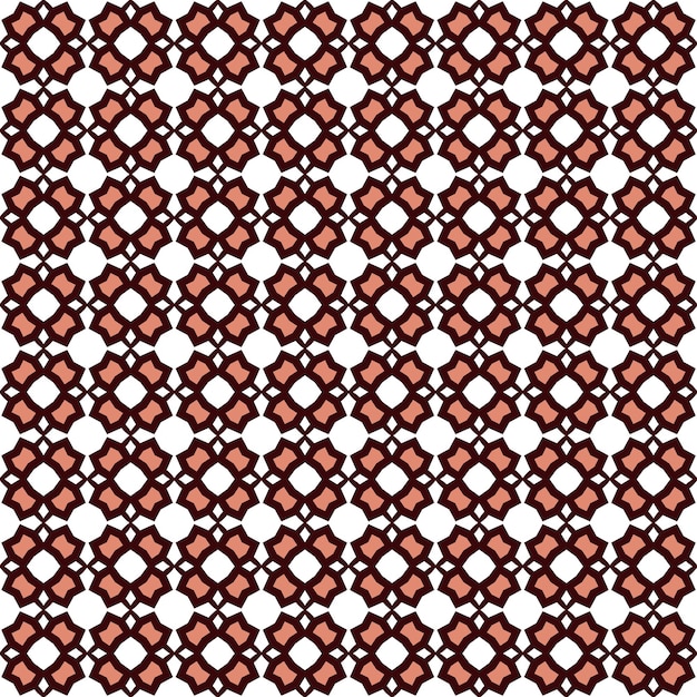 Geometric flower floral seamless pattern background