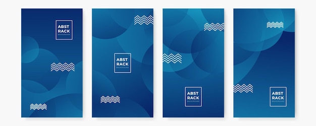 Geometric flyer, banner design template