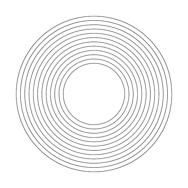 Геометрические фрактальные круги