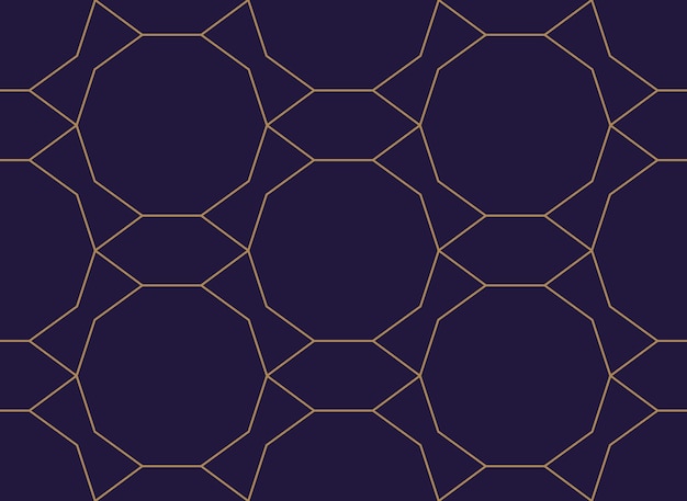 Premium Vector | Geometric gold pattern in a linear style for print and ...