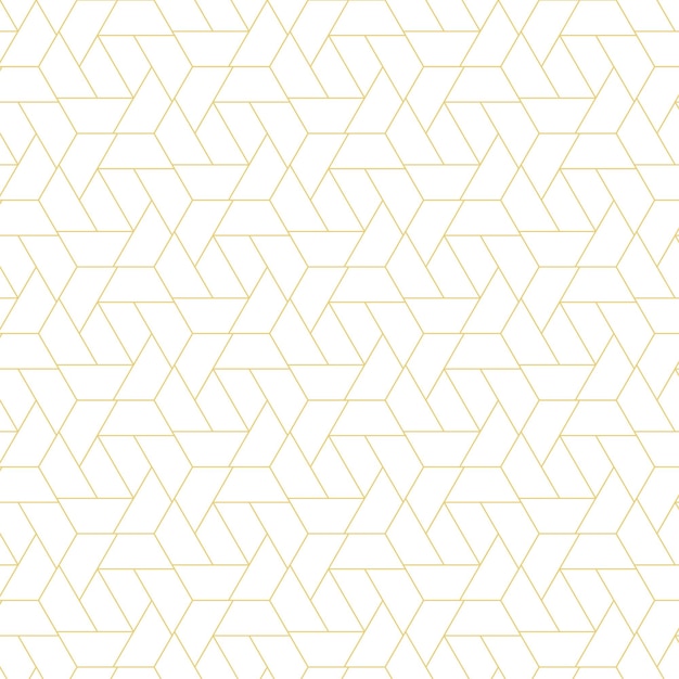 Vector geometric gold pattern