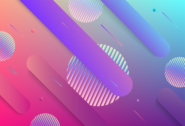 Vector geometric gradient background