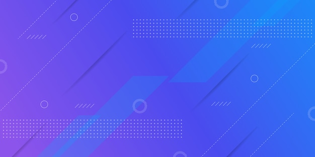 Geometric gradient banner background