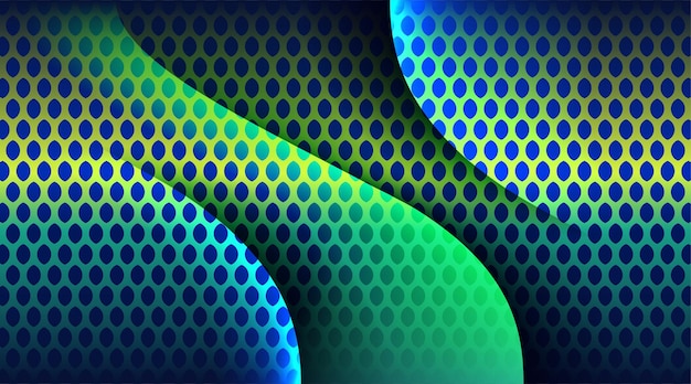 Vettore sfondo di struttura creativa blu sfumato geometrico