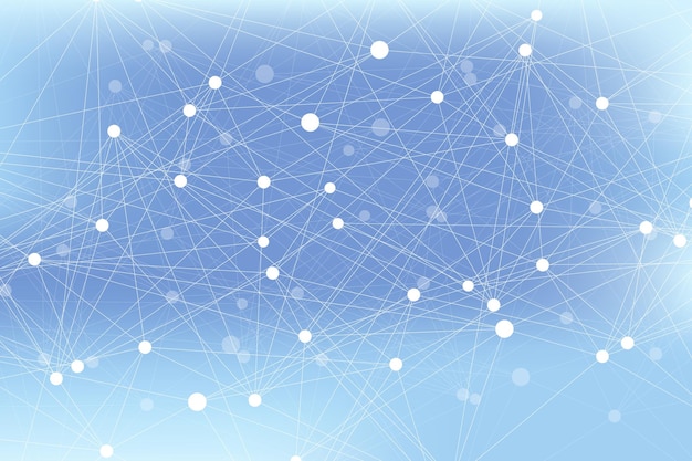 geometric graphic background molecule and communication big data complex with compounds perspective ...