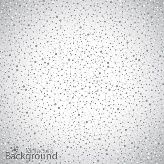 Molecola geometrica di sfondo grigio e comunicazione per il tuo design illustrazione vettoriale