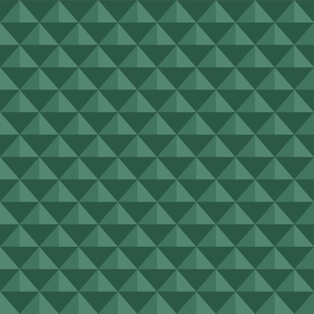 Vector geometric green background pattern made of triangles