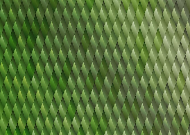 Fondo brillante del modello di struttura verde geometrica