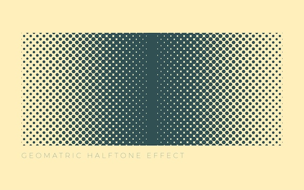 Geometric halftone pattern design