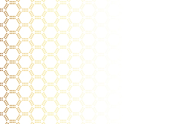 geometric hexagon pattern with dots