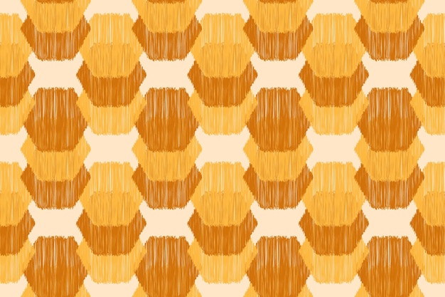 Geometric ikat seamless patternModern ethnic traditional pattern design for fabricclothingcarpet