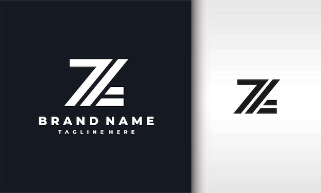 Vector geometric letter z logo